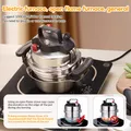1.6L 304 Stainless Steel Mini Pressure Cooker With handle Both use of Gas Stoves / Induction Cooker