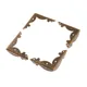 4pcs/set Iron Corners Antique Bronze Bracket 46mm Triangle Decor Scrapbook Album Jewelry Wood Box