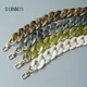 New Fashion Woman Bag Accessory Detachable Parts Replacement Chain White Green Resin Luxury Strap