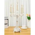 European-style large zinc alloy five-head hand-carved wedding candlelight dinner hotel home