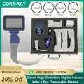 3 inch Screen High-Definition Digital Video Laryngoscope with 4 PCS Disposabl Blades Suitcase