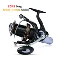 Spinning Fishing Reel 13+1BB Bearings 4.1:1 5.2:1 Gear Ratio Guide Rod Distant Wheel Reels 25KG Drag