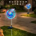1Pcs Solar Power Windmill Light Outdoor Garden Decoration 32 LED Spot Light Garden Landscape Lights