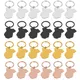 Wholesale 10Pcs/Lot Blank Clothes Keychain Stainless Steel Keychains for DIY Custom Logo Baby Name