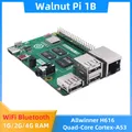 Walnut Pi 1B Allwinner H616 1 2 4 GB RAM WiFi BT Linux Development Board Python Programming