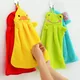 Hot Baby Hand Towel Soft Children's Cartoon Animal Hanging Wipe Bath Face Towel Baby Hand Towel