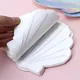 16pcs Party Supplies Wedding Decor Gilding Tableware White Shell Napkin Disposable Soft Eco-friendly