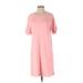 Old Navy Casual Dress - Shift: Pink Solid Dresses - Women's Size Small