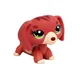 LPS KATZE Littlest pet shop Bobble kopf spielzeug DACKEL hund #3601 braun wurst hund seltene