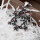 3D Schlange Anhänger Lange Halskette Mit Die Baum Biker 316L Edelstahl Cccessories Animel Rot Stein