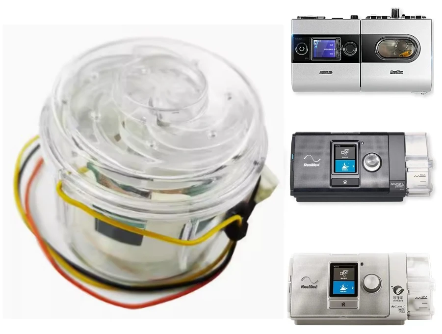 Resmed Airsense 10-CPAP-Gerät mit automatischer Anpassung und Befeuchtung für die Schlafapnoe-Therapie Image