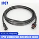 Male Famale Plug Cable 4Pin Waterproof IP67 Extension Electric Wire Connector Outdoor Lighting