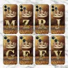 Golden Verzierten brief Crown Fall für Apple iPhone 13 12 11 Pro Max 7 8 Plus X XR XS 6 6S SE 2020