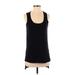 Splendid Casual Dress - Shift Scoop Neck Sleeveless: Black Polka Dots Dresses - Women's Size Small