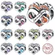 100% 925 Sterling Silver Birthstone Heart New Design Bead Fit Original Pandora Charms Bracelet Women
