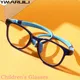 Yimaruili Anti-Blu-Ray Kinder brille ultraleichte Sicherheit Silikon Brille Rahmen für Jungen und