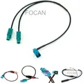 FAKRA-Z Weibliche zu Dual Stecker Stecker Konverter Auto Radio FM Antenne Antenne Adapter Kabel