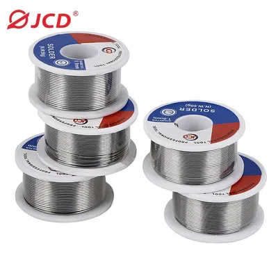 JCD löten Zinn draht bleifrei 50g 0 6mm 0 8mm 1 0mm 1 2mm 1 5mm schweißen Zinn blei Draht Melt