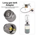 Outdoor Camping Herd Gastank Adapter Propan Tank Adapter lange Gastank Gasofen Umbau Kopf Konverter