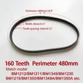 160T Breadmaker Conveyor Belts bread machine belts Bread Maker Parts 160Teeth Perimeter 480mm