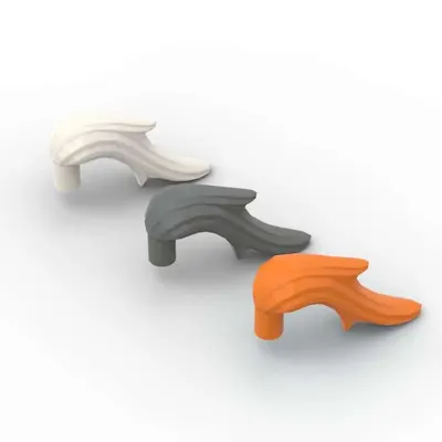 Moc 10pcs 22411 Haarband Feder Kopf bedeckung Bausteine Kit Tiers chwanz Ziegel Partikel Idee Image