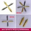 26 # 32 # Wingsung 699 Füllfederhalterfedern, Ersatzstiftspitzen, Original EF/F/M-Größe für 699/630/629 Goldene/Silberfarbe
