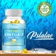 Omega 3 Fish Oil Supplement 2000 mg - Contains EPA & DHA Fatty Acids - Non-GMO