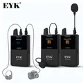 EYK EW-C102 Kamera Revers Mikrofon UHF Wireless Lavalier-mikrofon Mikrofon mit Audio Monitor