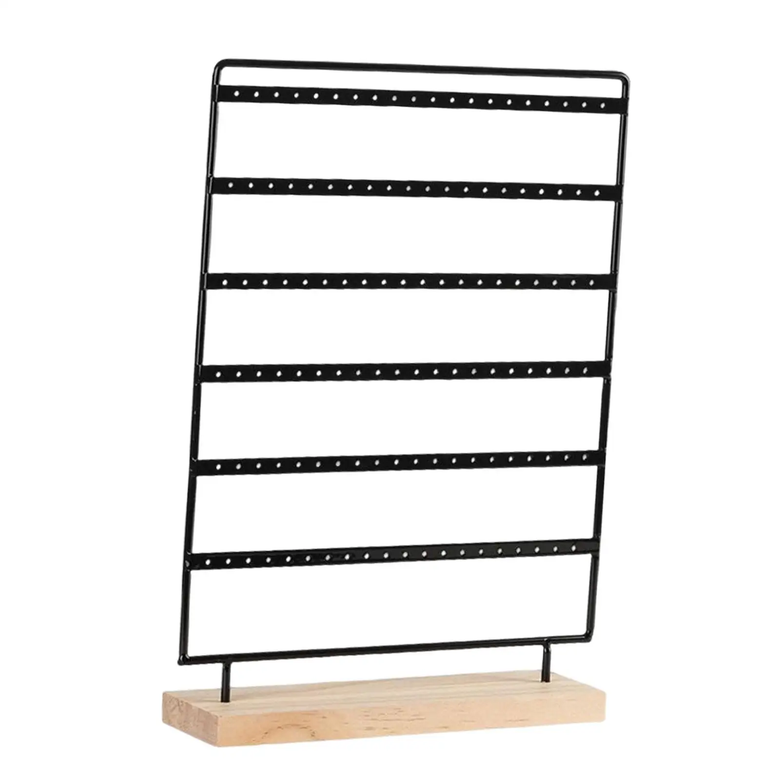 Ohrringhalter Ständer Mädchen Halsketten Halter Ohrstecker Display Rack mit 120 Löchern Schmuck Organizer für Vitrine Kommode Zuhause