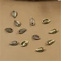 100pcs 4x7mm Antique Bronze/Rhodium/Silver Plated Small Leaf Charms Jewelry Charm DIY Necklace