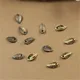 100pcs 4x7mm Antique Bronze/Rhodium/Silver Plated Small Leaf Charms Jewelry Charm DIY Necklace