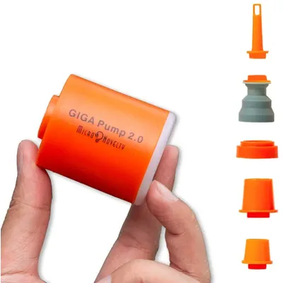 GIGA Pump 2 3-in-1 Portable Mini Electric Inflator USB Charging Outdoor Air Pump Air Mattress Boat Vacuum Pump Camping Latern