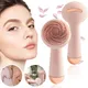 Rechargeable Facial Cleansing Brush Face Skin Care Tools Waterproof Silicone Electric Sonic Cleanser