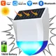 Tuya Smart Wifi Sound Light Siren Alarm Outdoor Solar Energy Bluetooth IPX5 Waterproof Tamper Alarm