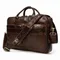 Weiche Echtes Leder Aktentasche Tasche männer Männlich business laptop tasche 14 15,6 zoll PC Computer Tasche für männer männlich schulter tasche