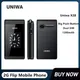UNIWA X28 Alten Mann Flip Handy GSM Senior Big Push-Taste Flip Telefon Dual Sim FM Radio Russische