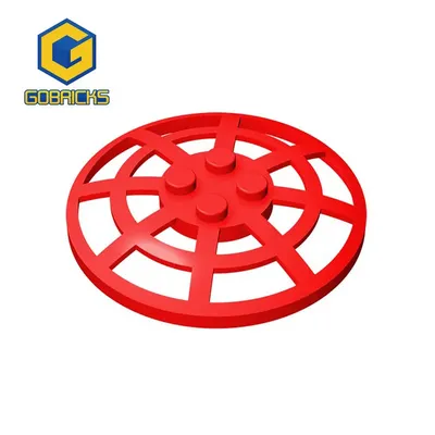 Gobricks 10pc Moc Teile Schüssel 6x6 invertierte Radar kompatible Steine DIY Assmble Bausteine Image