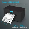 High Speed Label Barcode Printer USB Bluetooth Thermal Printer Android IOS Label Maker Sticker