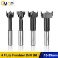CMCP Drill Bit Forstner Drill Bit 4 Flutes Carbide Wood Router Bit 15-35mm Hole Saw Cutter 70mm