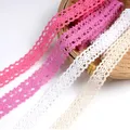 5/10Yards Sewing Fabric Ivory Cream White Trim Cotton Crocheted Lace Fabric Ribbon Handmade