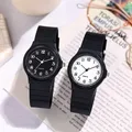 1pc schwarze Kinder uhren Silikon armband weiche kleine Armbanduhren Teen Jungen Mädchen Armbanduhr