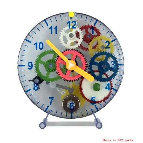 DIY Montiert Uhrwerk Uhr Modell Puzzle DIY Spielzeug Uhr Mechanische Getriebe Lehre Uhr DIY