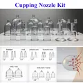 Body Back Arm Neck Suction Vacuum Cupping Nozzles Gua Sha Therapy Cups Buttocks Cellulite Removal