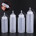 1PC White Plastic Squeeze Bottle With Cap Dispenser Bottle Bread Dessert Baking Accessory Cake