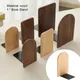 Household Hotel Shelf Book End Holder Stands Living Room Wood Bookends Organizer Anti Tip-over