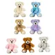 New 35cm Colorful Bow Tie Bear Doll Plush Toy Hug Bear Doll Children Birthday Gift Pillow Teddy bear