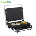 BioloMix 2000W Electric Contact Grill Digital Griddle and Panini Press Optional Waffle Maker