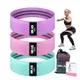 Hüfte Fitness Widerstand Bands Übung Workout Set Stoff Schleife Yoga Booty Bands 3-Stück Für Bein