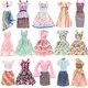 Fragmented Flowers Fresh Dress for 30cm Barbie Doll Changing Clothes Accessories Girls Toys Fashion