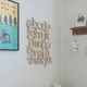 Koreanische Kinderzimmer Dekoration Holz Brief Haus Fenster Leiter hängen Schild Baby Kinderzimmer